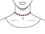 necklace collar size 13–15 inches