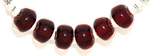 Black Ruby glass beads
